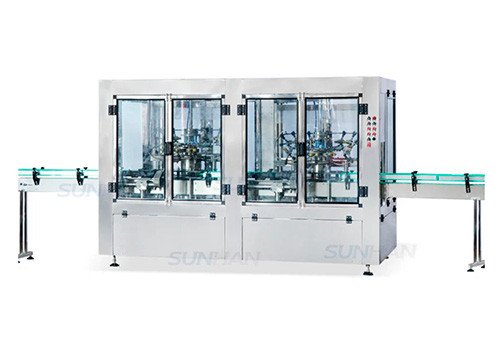Automatic 12 Heads Glass Plastic Bottle Rinsing Washing Drying Machine for Liquid Paste Filling Production Line