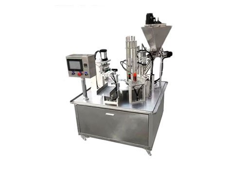 JS-20CC Rotary Cup Filling Sealing Machine Coffee Powder Filling