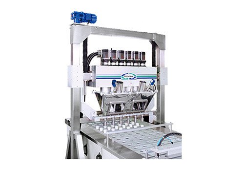 Автоматическая многоголовочная машина наполнения шнекового типа SM-400
