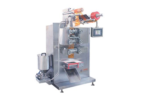DXDS-J350E Cough Syrup Four-side Sealing & Double-line Packing Machine