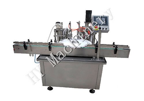 HYG2P1S1-100 Rotating Disk Filling Plugger Capping Machine