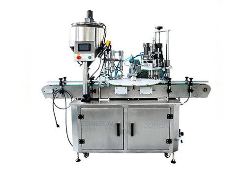 ZS-AFC3 Automatic Essential Oil Eye Drop Vial Spray Bottle Screw Filling And Capping Machine