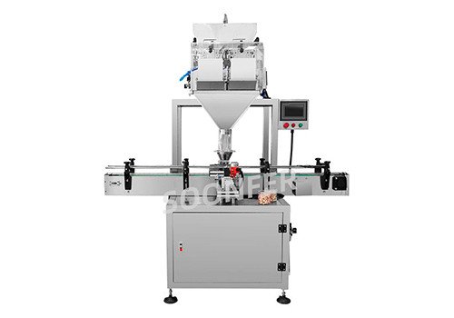 SF-G2 Fully Automatic Bottle Jar Food / Nuts / Oats / Salt / Sugar / Gummy / Chocolate Granule Filling Machine