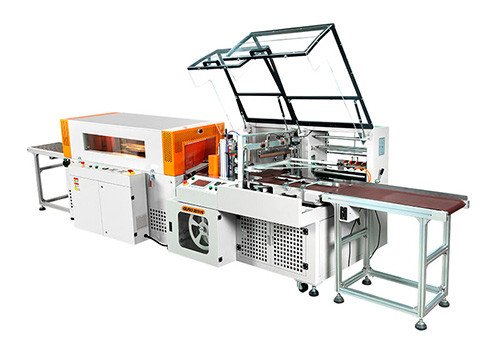 GPL-5545CI+GPS-5030LW Automatic Edge Sealing and Shrinking Packaging Machine