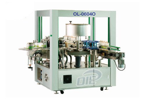 Fully Automatic Rotary OPP Hot Melt Oval Bottle Labeling Machine OL-0604O