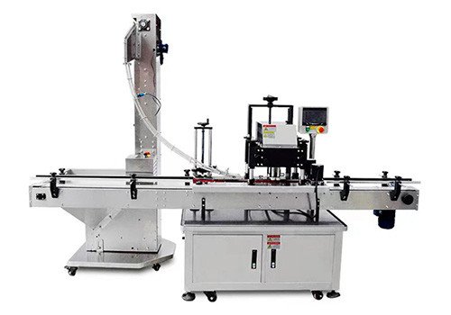 Automatic 4-wheels Capping Machine with Cap Feeder