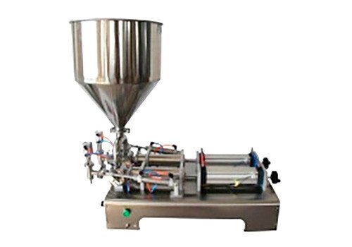 Полуавтоматическая машина для разлива жидких и пастообразных продуктов YX-LC05-1000ml