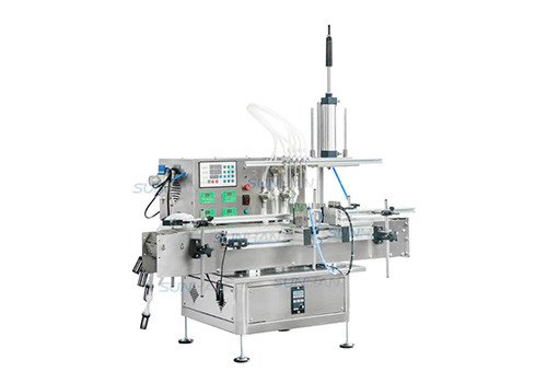Automatic 4 Heads Essential Oil Liquid Soap Care Solution Foamy Liquid Filling Machine with Diving Nozzle