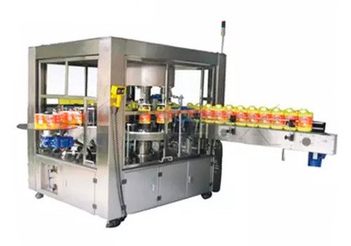 Rotary Type 8 Heads Square Bottle OPP Labeling Machine