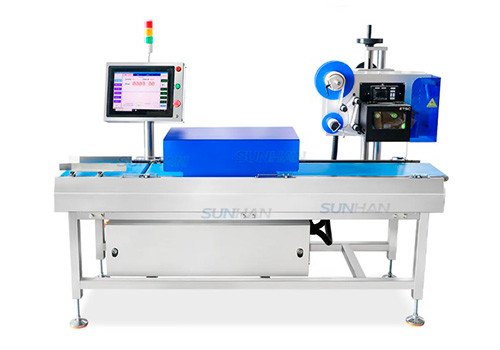 SH-TB650 Automatic Integrated Smart Real Time Dynamic Weigh-price Labeling Machine Label Applicator