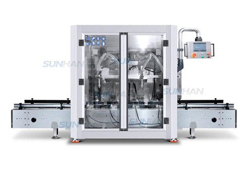 Automatic 4 Heads Lubricating Oil Paint Antifreeze Olive Oil Laundry Detergent Weighing Filling Machine