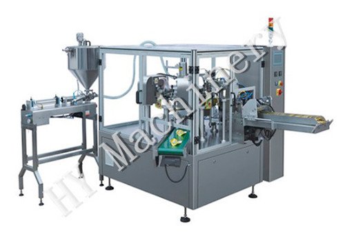 HYRP-L Automatic Rotary Premade Pouch Liquid Paste Packaging Machine