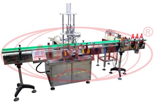 Semi-Automatic Line for Filling, Capping and Labeling Ketchup MASTER-FOOD