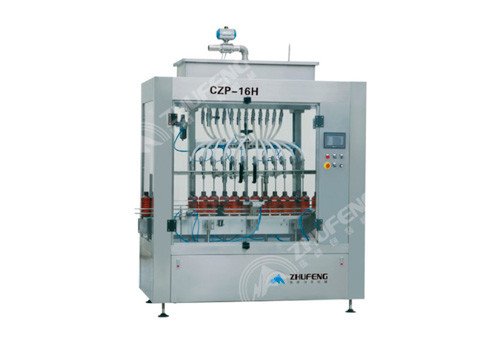 Линейная машина для розлива жидкости с контролем времени розлива CZP-16H