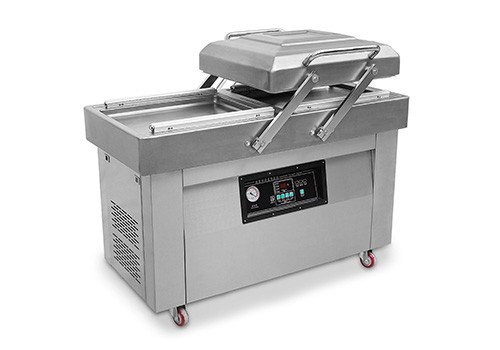 DZ-600/2SB Double Chambers Stainless Steel Commercial Food Vacuum Heat Sealing Machine 