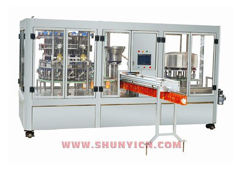 ZX-16L Automatic Stand-up Pouch Filling Capping Machine 