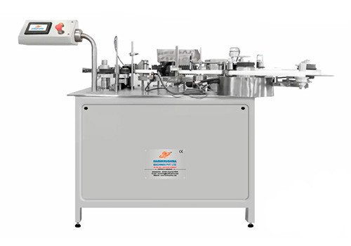 HMPL–SSVHL Automatic High-Speed Ampoule / Vial Sticker Labelling Machine